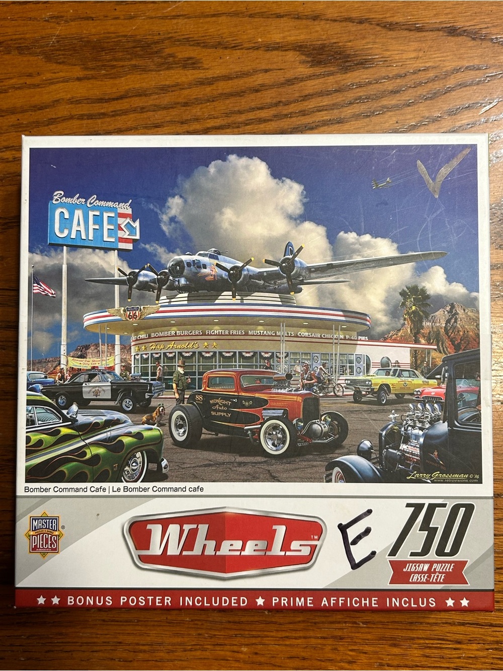 750-Piece Bomber Command Cafe Jigsaw Puzzle - by Master Pieces